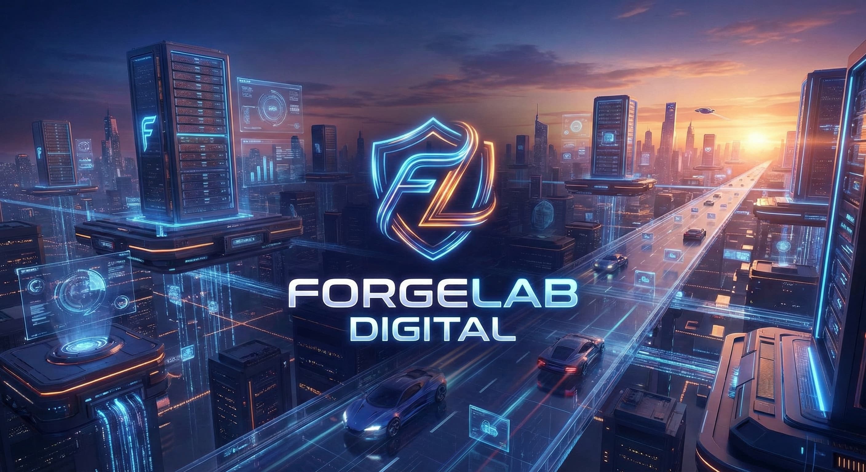 Forgelab Digital Cyberpunk City